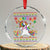 Funny Hanukkah Crystal Glass Ornament Jewnicorn Jewish Unicorn Rainbow TS09 Transparent Glass 3'' Circle Print Your Wear