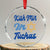 Funny Hanukkah Crystal Glass Ornament Kish Mir In Tuchas Jewish Yiddish Ashkenazi TS09 Transparent Glass 3'' Circle Print Your Wear