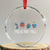 Funny Hanukkah Crystal Glass Ornament This Is How I Roll Dreidel Chanukah Jew TS11 Transparent Glass 3'' Circle Print Your Wear