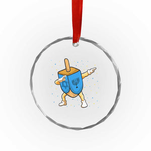 Funny Hanukkah Dreidel Dabbing Holiday Gift Crystal Glass Ornament TS12 Print Your Wear