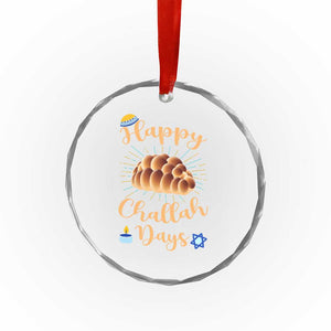 Funny Hanukkah Happy Challah Days Crystal Glass Ornament Jewish Gift TS12 Print Your Wear
