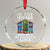 Funny Hanukkah Xmas Crystal Glass Ornament In This House We Celebrate Love Chrismukkah TS11 Transparent Glass 3'' Circle Print Your Wear