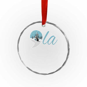 Funny Harris Xmas Crystal Glass Ornament Comma La Kamala Snowglobe Black Cat Xmas TS11 Print Your Wear