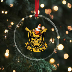 Funny Hoist The Cone Skull Crystal Glass Ornament IYKYK Meme Gritty Victory Celebration Sports Fan TS02 Print Your Wear