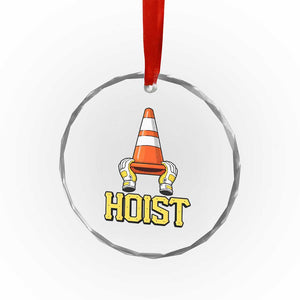 Funny Hoist The Cone Trophy Crystal Glass Ornament IYKYK Meme Sports Fan Victory Celebration TS02 Print Your Wear