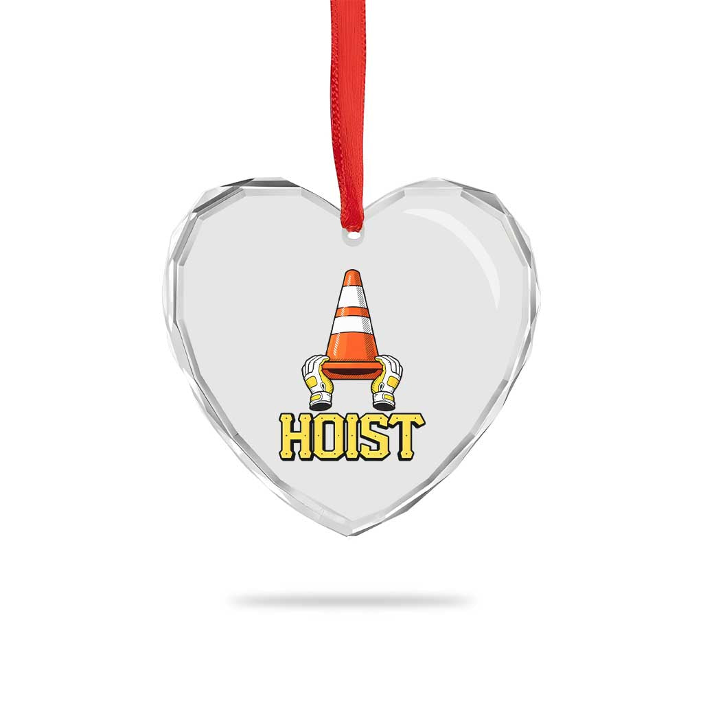 Funny Hoist The Cone Trophy Heart Crystal Glass Ornament IYKYK Meme Sports Fan Victory Celebration TS02 Print Your Wear