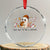 Funny Hot Dog Ghost Halloween Crystal Glass Ornament Bad Day To Be A Hotdog TS14 Transparent Glass 3'' Circle Print Your Wear