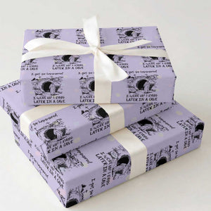 Funny I Got So Hammered I Woke Up 3 Days Later In A Cave Wrapping Paper Roll Christian Easter Day Religious TS11 Violet Print Your Wear