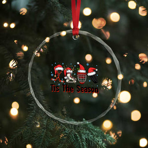 Funny Ice Hockey Christmas Gift Crystal Glass Ornament Tis The Season TS12 Print Your Wear
