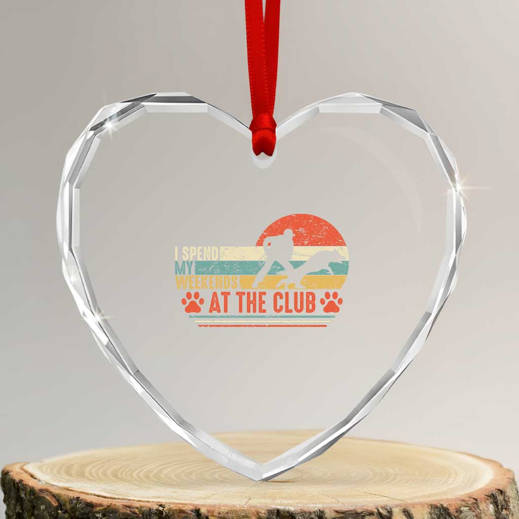 Funny IGP Bite Work Heart Crystal Glass Ornament Schutzhund Dog Training TS10 Transparent Glass 3'' Heart Print Your Wear