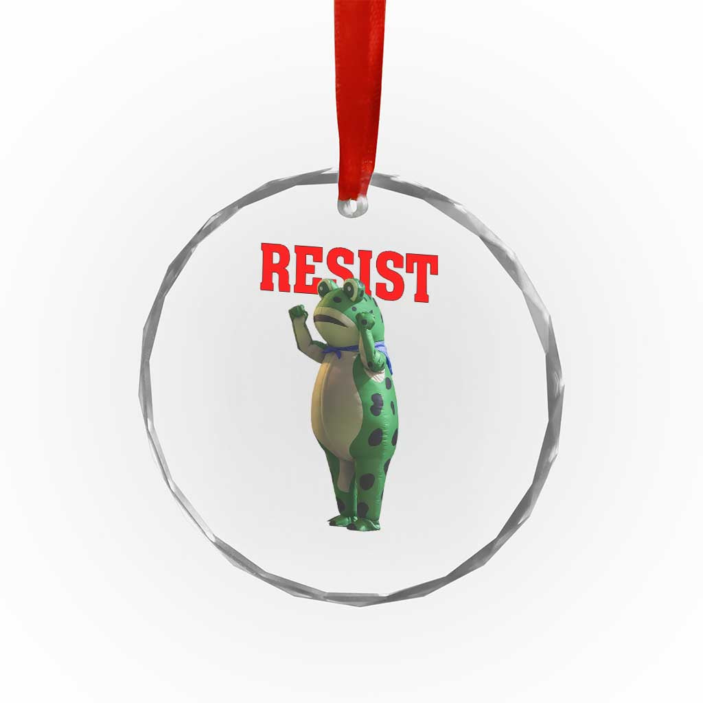Funny Inflatable Portland Frog Resist Crystal Glass Ornament Freedom Protest TS02 Print Your Wear