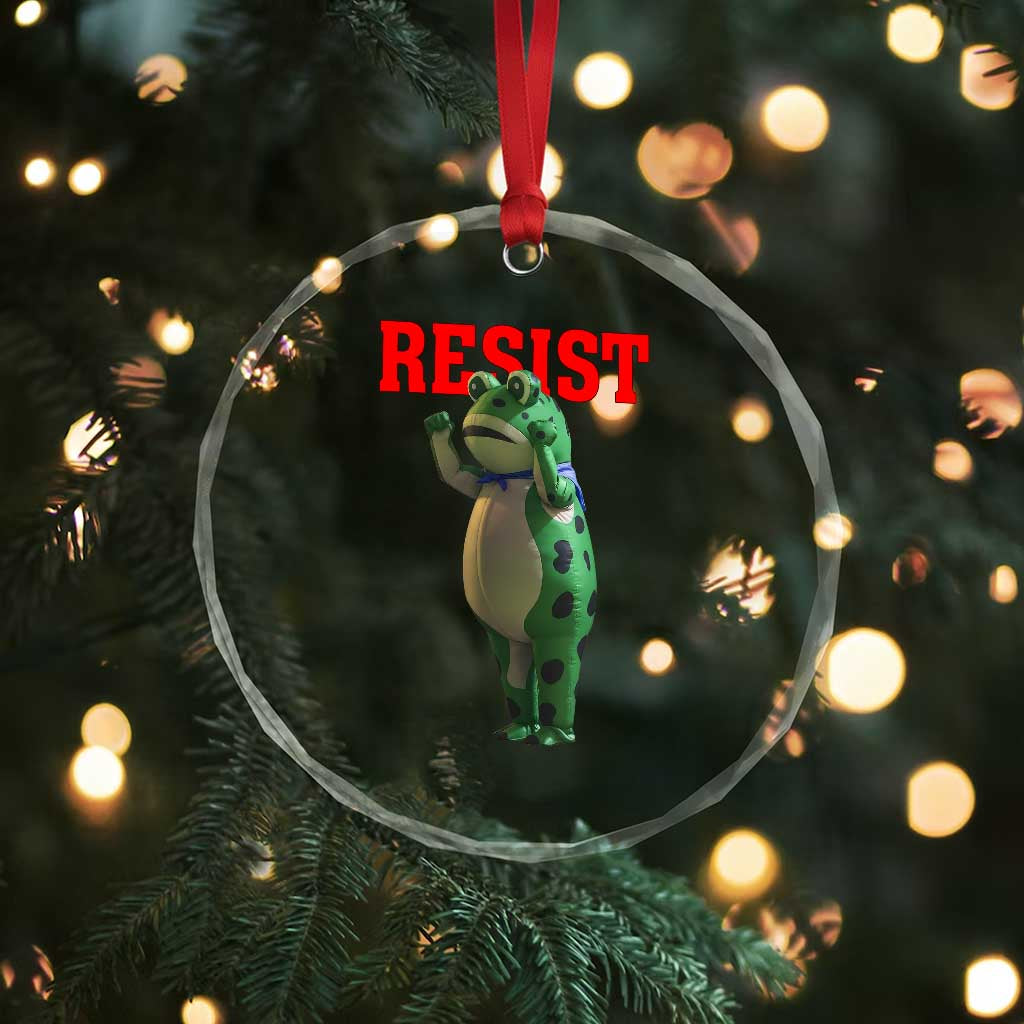 Funny Inflatable Portland Frog Resist Crystal Glass Ornament Freedom Protest TS02 Print Your Wear