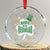 Funny Irish St Patricks Day Crystal Glass Ornament Prone To Shenanigans - Print Your Wear