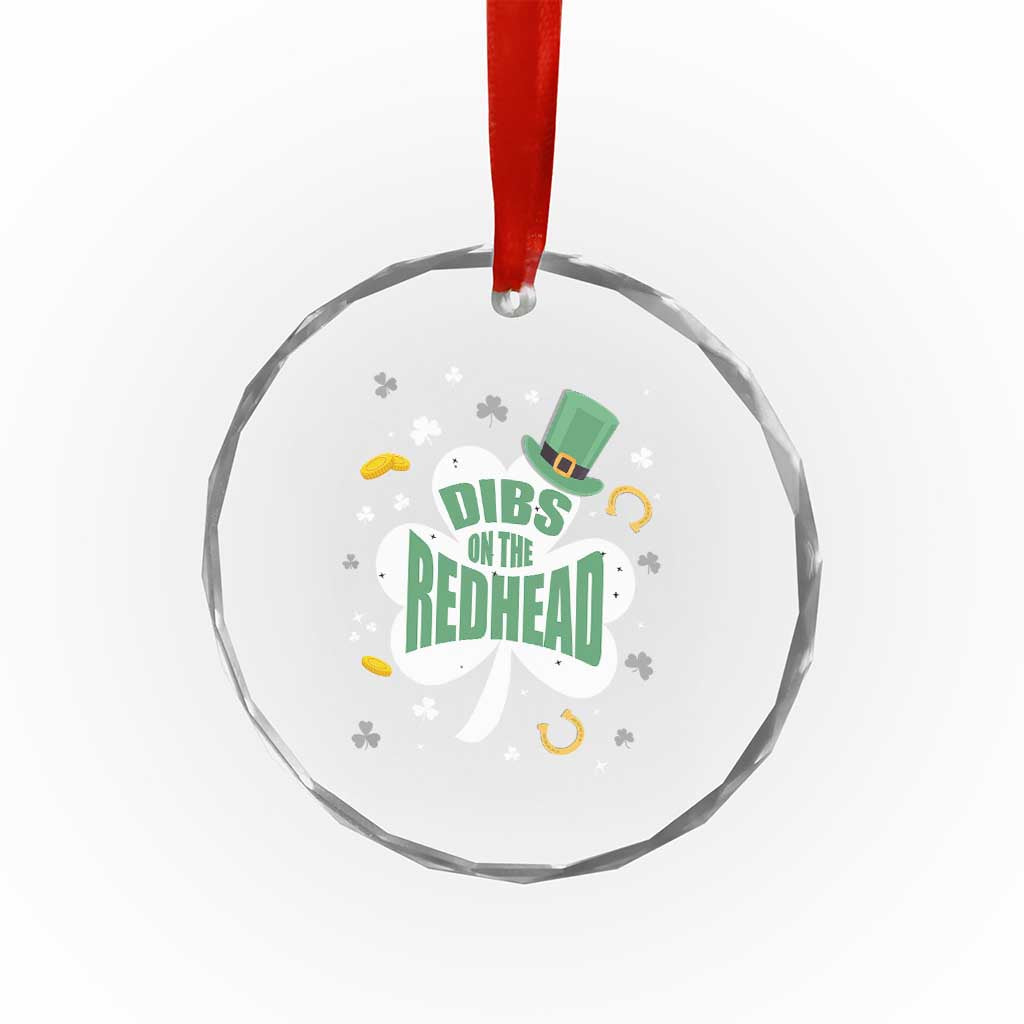 Funny Irish St Patricks Day Crystal Glass Ornament Prone To Shenanigans TS02 Print Your Wear