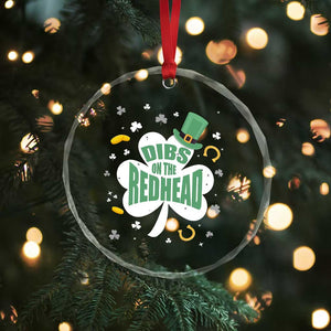 Funny Irish St Patricks Day Crystal Glass Ornament Prone To Shenanigans TS02 Print Your Wear
