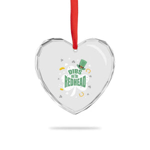 Funny Irish St Patricks Day Heart Crystal Glass Ornament Prone To Shenanigans TS02 Print Your Wear