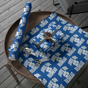 Funny Irish St Patricks Day Shamrock Dibs On The Redhead Wrapping Paper Roll TS10 Blue Print Your Wear