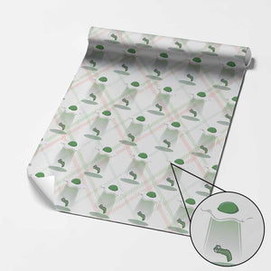 Funny Irish St Patricks Day Wrapping Paper Roll UFO Egg Bacon Abduction Funny TS10 Christmas Plaid Print Your Wear