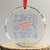 Funny IVF Crystal Glass Ornament Triggered Goose On The Loose Infertility Support TS10 Transparent Glass 3'' Circle Print Your Wear