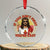 Funny Jesus Racing Crystal Glass Ornament If You Are Not First You Are Last TS14 Transparent Glass 3'' Circle Print Your Wear