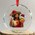 Funny Jesus Taco Mexican Crystal Glass Ornament Let Us Taco About Jesus TS14 Transparent Glass 3'' Circle Print Your Wear