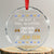 Funny Jewish Crystal Glass Ornament I'm Not Full Blooded Jew I'm Jewish Chanukah Ugly Sweater Hanukkah TS02 Transparent Glass 3'' Circle Print Your Wear