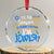 Funny Jewish Hanukkah Crystal Glass Ornament Tis The Season To Remind Everyone Im Jewish TS02 Transparent Glass 3'' Circle Print Your Wear
