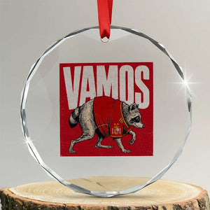 Funny Jimothy Vamos Spain Soccer Fans Parody Crystal Glass Ornament Seattle Raccoon Espana Champs Victory Celebration