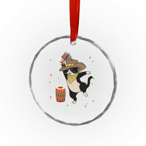 Funny Kwanzaa Cowcat Dance Crystal Glass Ornament Festival Of Lights African Heritage Gift TS12 Print Your Wear