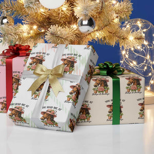 Funny Ky Derby Horse Racing Wrapping Paper Roll You Had Me At Juleps and Jockeys TS02 Print Your Wear