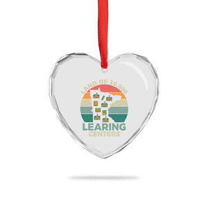 Funny Land Of 10000 Learing Center Heart Crystal Glass Ornament Anti Scam Awareness TS11 Print Your Wear