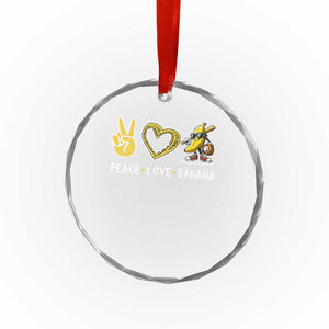 Funny Love Bananas Crystal Glass Ornament Cute Banana Gifts TS10 Print Your Wear