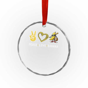 Funny Love Bananas Crystal Glass Ornament Cute Banana Gifts TS10 Print Your Wear