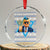 Funny Make Hanukkah Great Again Chanukah Trump Crystal Glass Ornament Jewish David Stars TS11 Transparent Glass 3'' Circle Print Your Wear