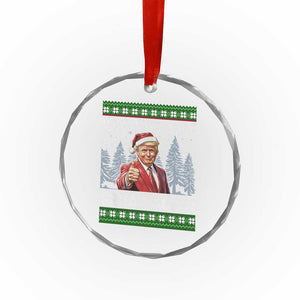 Funny Make Xmas Great Again Trump Crystal Glass Ornament Xmas Tree TS11 Print Your Wear