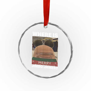 Funny Marcus The Worm Christmas Crystal Glass Ornament Where Is Jimbo James Xmas Ugly Sweater TS11 Print Your Wear