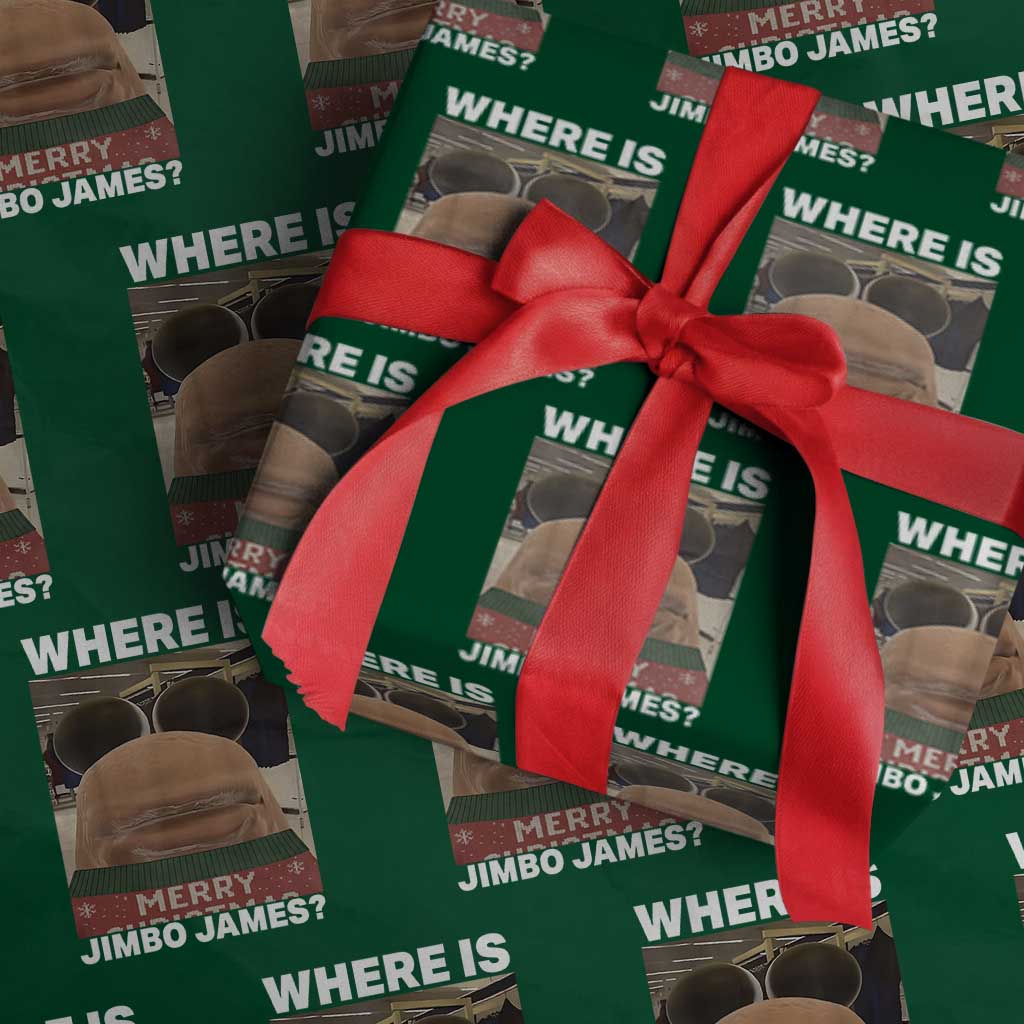 Funny Marcus The Worm Christmas Wrapping Paper Roll Where Is Jimbo James Xmas Ugly Sweater TS11 Green Print Your Wear