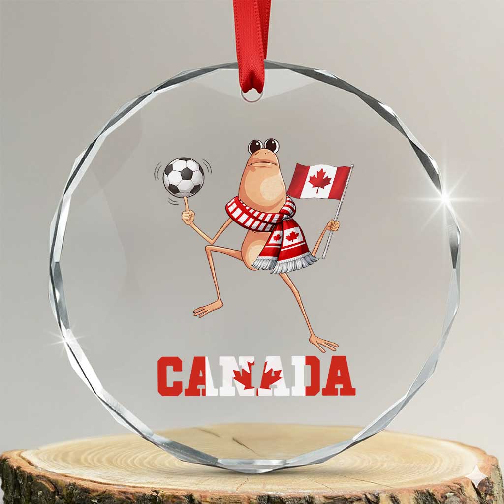 Funny Marcus The Worm Crystal Glass Ornament Canadian Pride Soccer Gift TS12 Transparent Glass 3'' Circle Print Your Wear