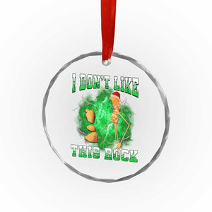 Funny Marcus The Worm Crystal Glass Ornament I Don't Like This Rock Brain Rot TS10 Print Your Wear