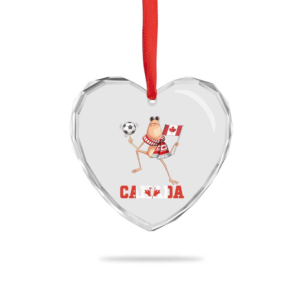 Funny Marcus The Worm Heart Crystal Glass Ornament Canadian Pride Soccer Gift TS12 Print Your Wear