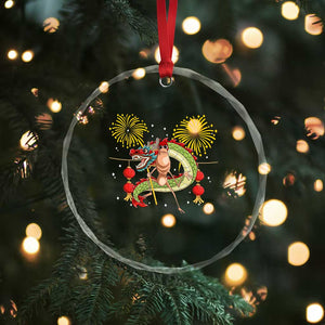 Funny Marcus The Worm Meme Crystal Glass Ornament Viral Lunar New Year TS12 Print Your Wear