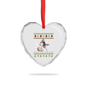 Funny Marcus The Worm Meme Heart Crystal Glass Ornament I Do Not Like This Rock Ugly Christmas Gift TS12 Print Your Wear