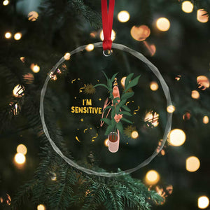 Funny Marcus The Worm New Year Crystal Glass Ornament I Am Sensitive NYE Party Firework TS11 Print Your Wear