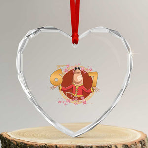 Funny Marcus The Worm Six Seven Lunar New Year Meme Heart Crystal Glass Ornament TS12 Transparent Glass 3'' Heart Print Your Wear