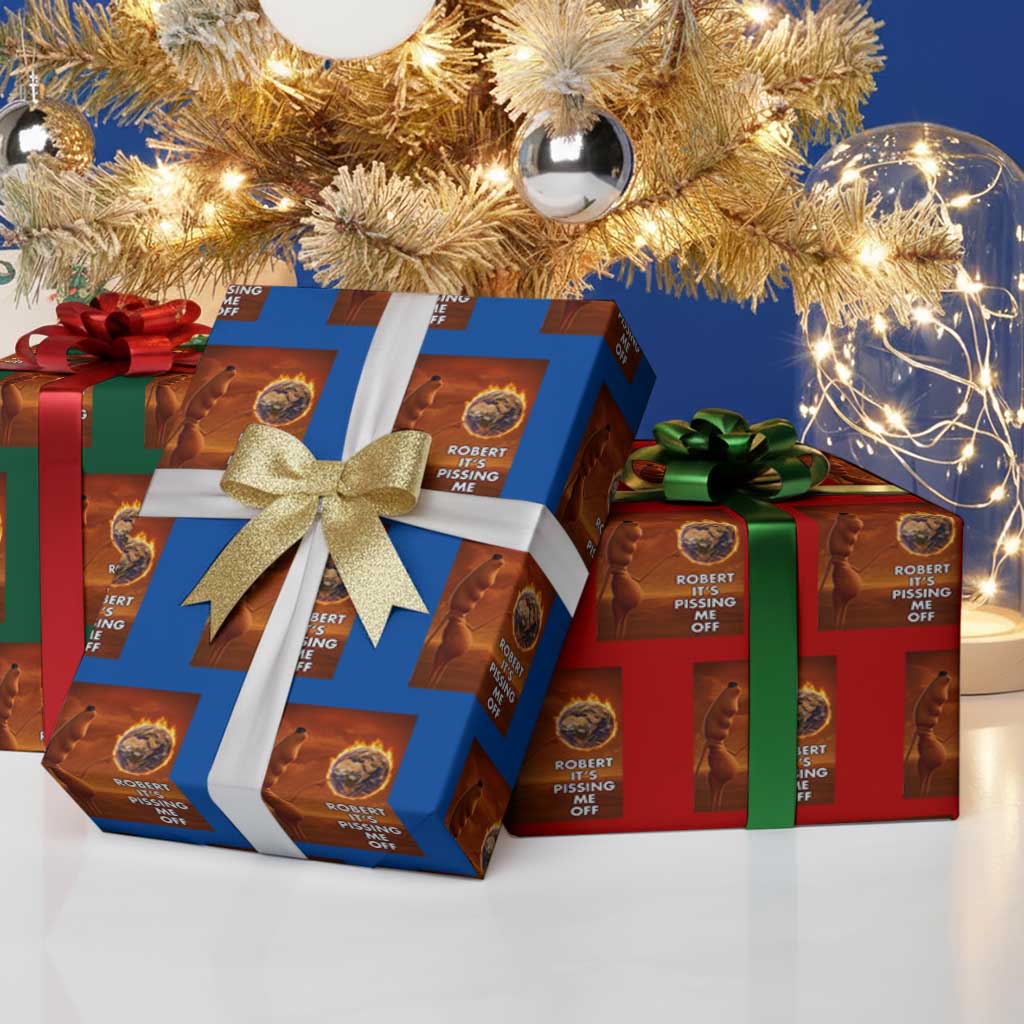 Funny Marcus Wrapping Paper Roll Robert Its Pissing Me Off Worm Meme TS11 Print Your Wear