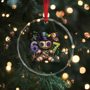 Funny Mardi Gras 67 Voodoo Doll Crystal Glass Ornament Fat Tuesday Six Seven Meme TS11 Print Your Wear