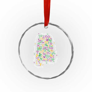 Funny Mardi Gras Alabama Map Coquette Bow Crystal Glass Ornament Moon Pie Carnival Joe Cain Beads TS11 Print Your Wear