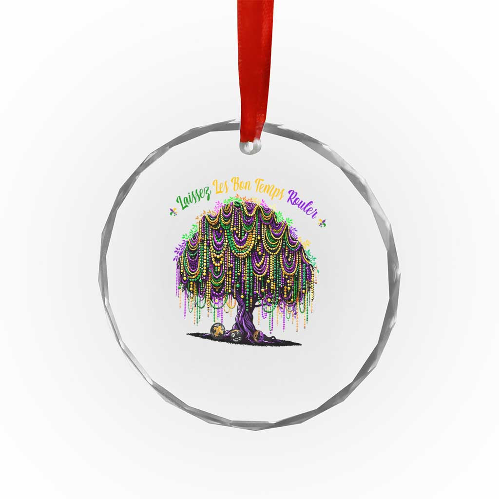 Funny Mardi Gras Bead Tree Carnival New Orleans Coconut Crystal Glass Ornament TS11 Print Your Wear