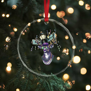 Funny Mardi Gras Mississippi Deer Crystal Glass Ornament Biloxi Ocean Springs Carnival TS11 Print Your Wear