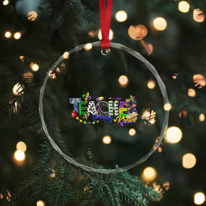 Funny Mardi Gras Teacher Krewe Crystal Glass Ornament Parade Carnival School Beads TS11 Print Your Wear